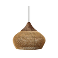 Luminaire suspension rotin