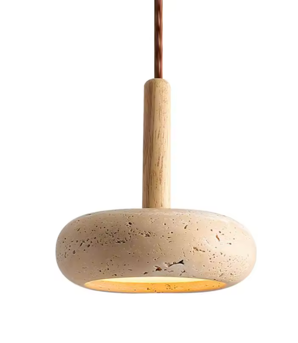 Luminaire Suspension Scandinave en Pierre