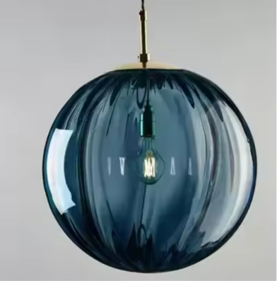 Suspension en Verre Boule Moderne