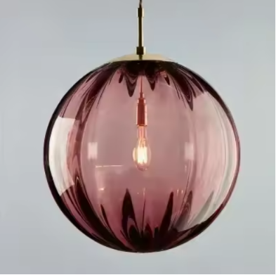 Suspension en Verre Boule Moderne