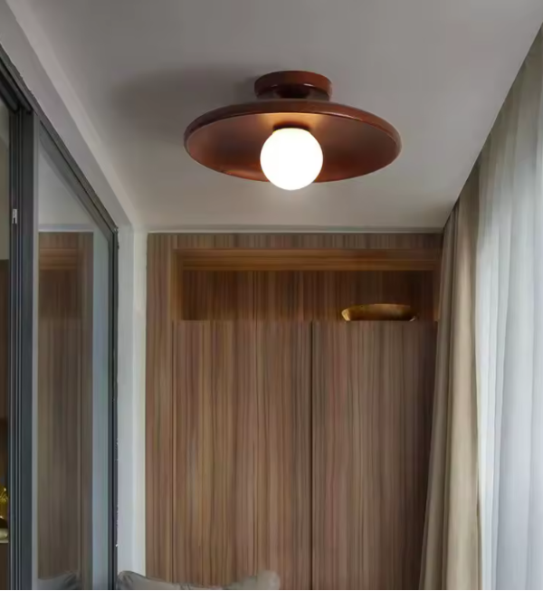 Plafonnier Nordique en Bois