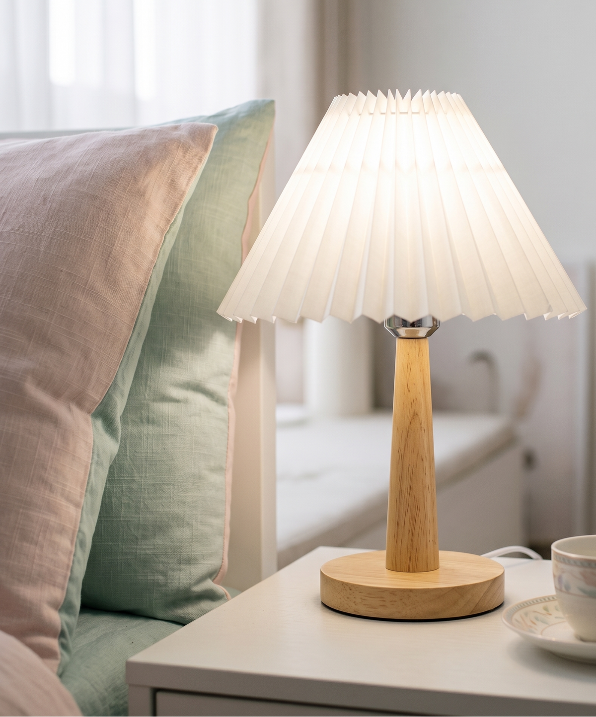 Lampe de Table Rétro Plissée