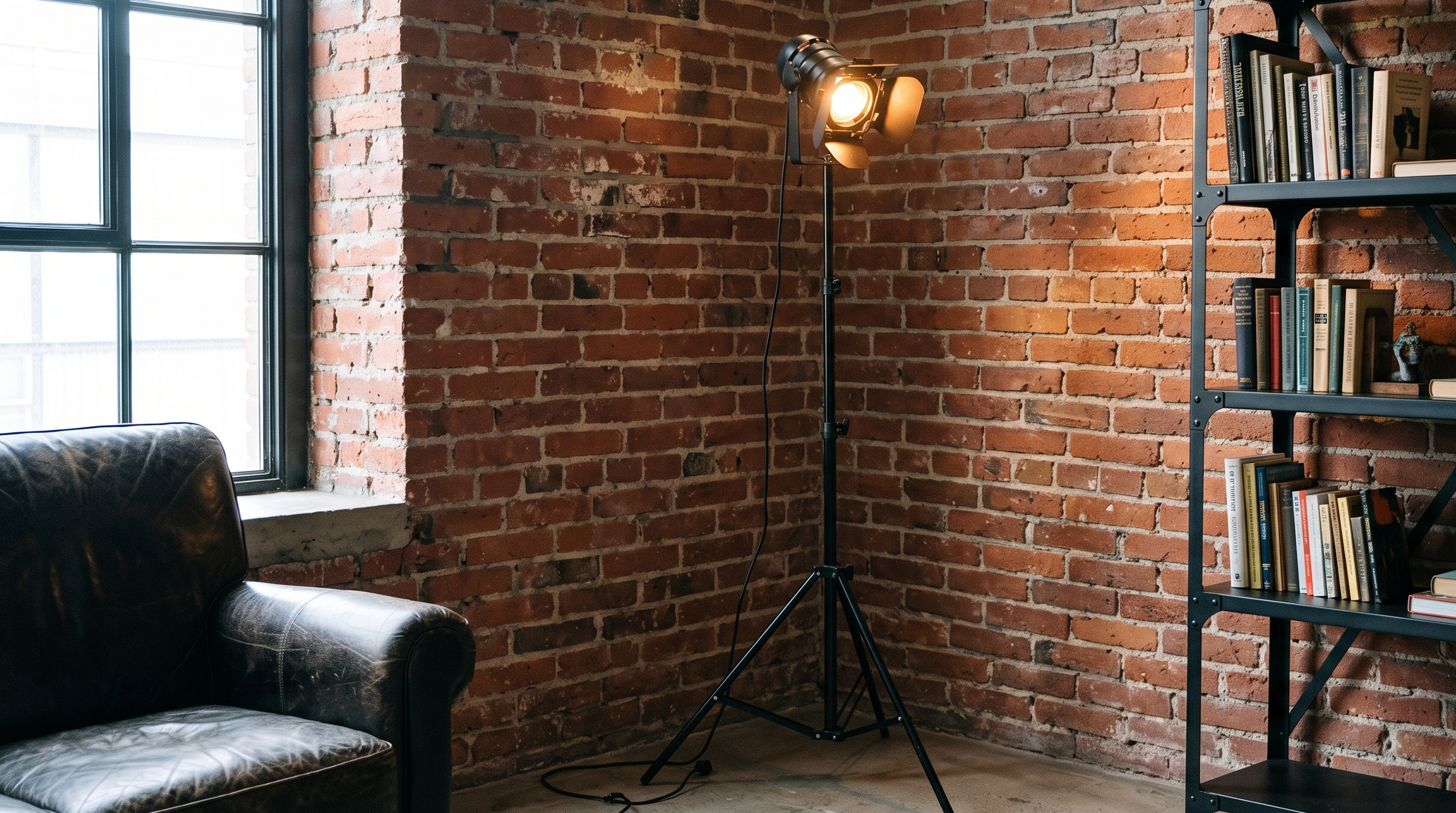 Lampadaire de style industriel