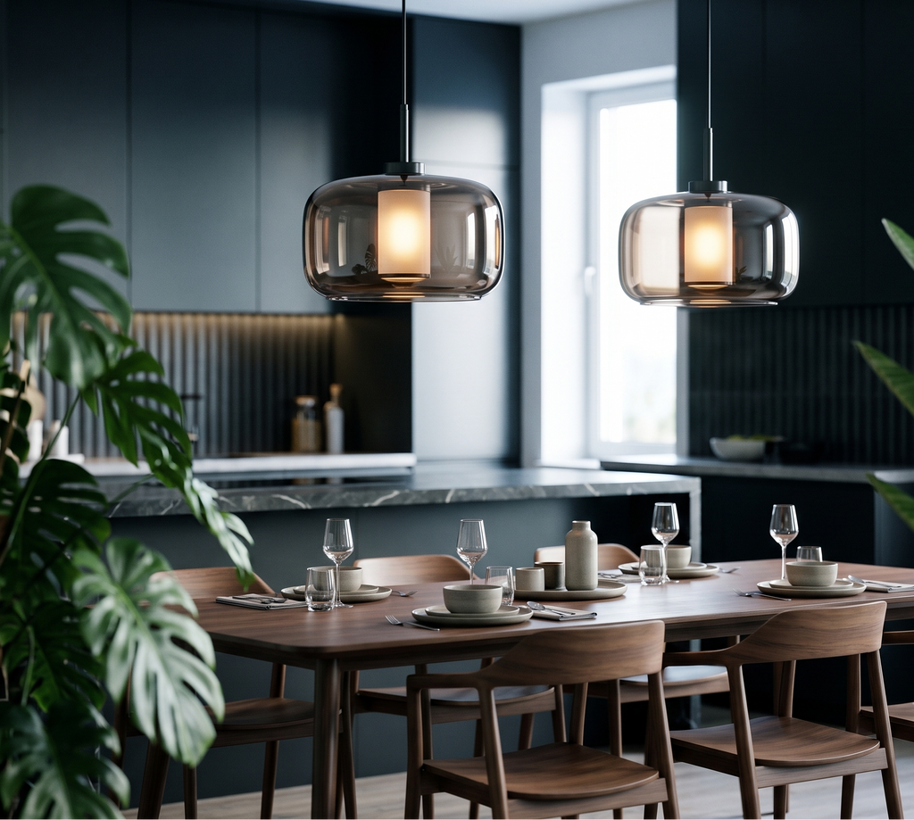 Luminaire Suspension Design en Verre