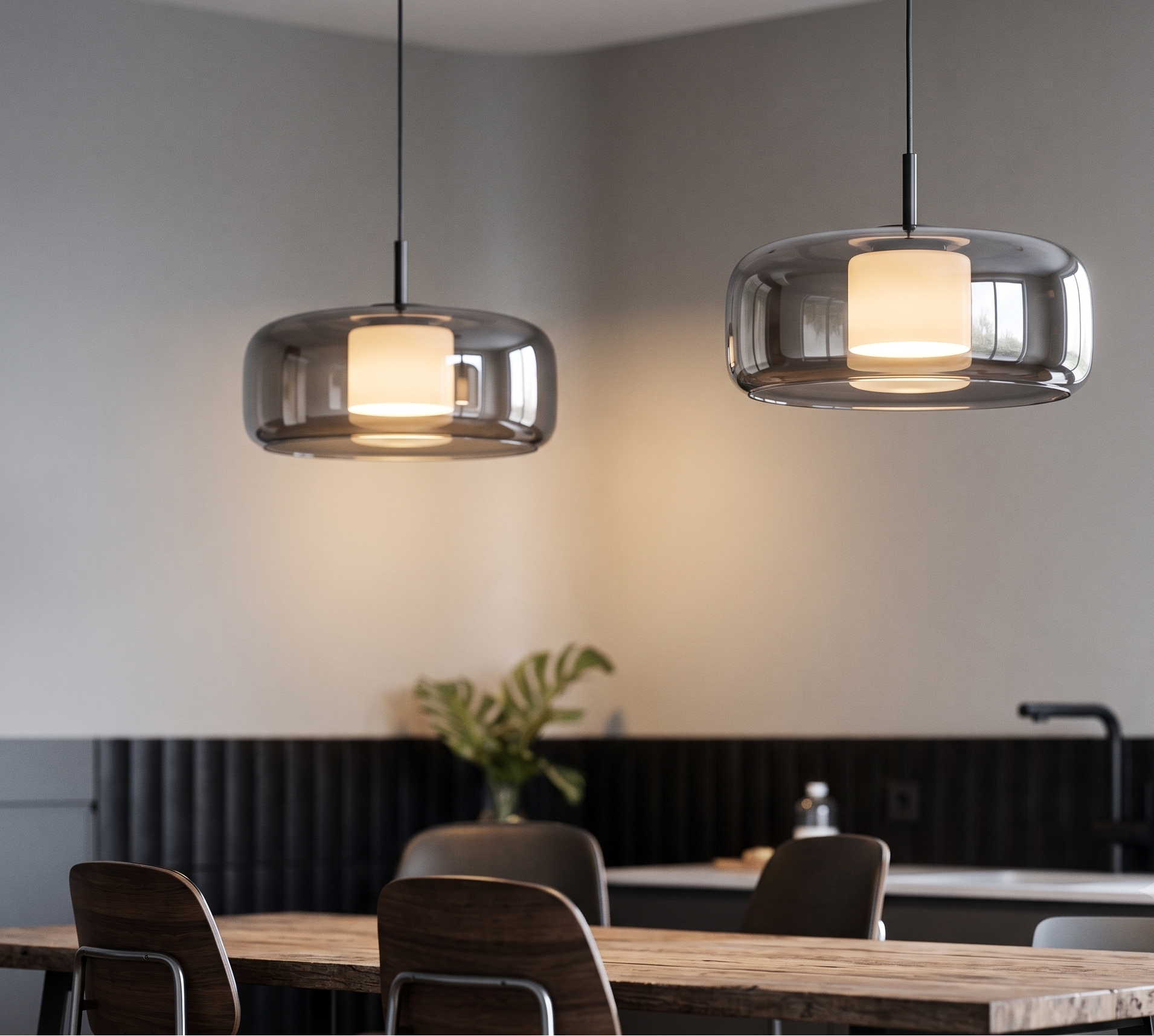 Luminaire Suspension Design en Verre