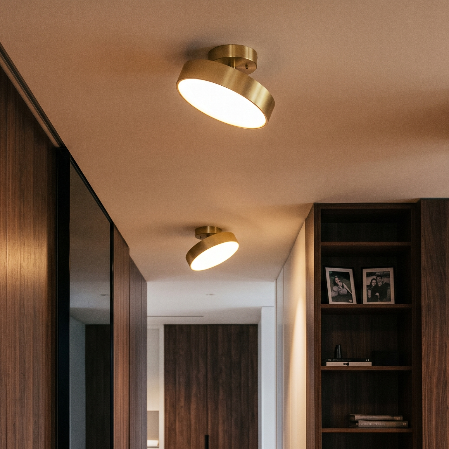Plafonnier LED moderne rotatif