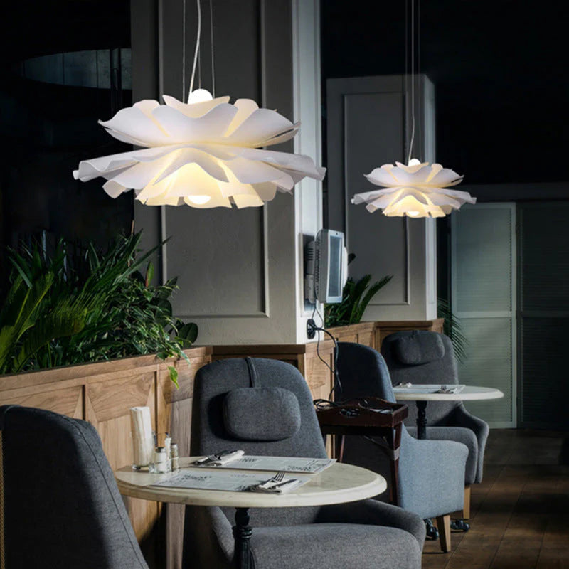 Luminaire suspension en forme de fleur