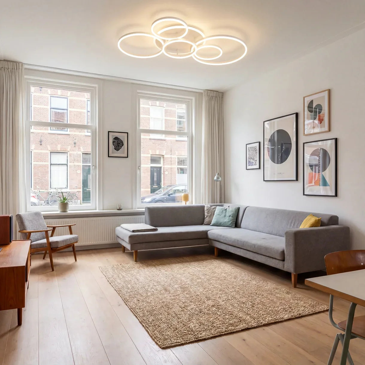 Plafonnier Design Moderne Blanc